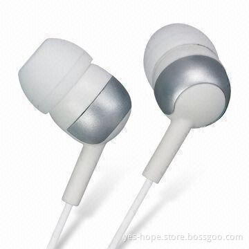 Phone Headset in Stylish Design Micro Buds and Soft Silicone Ear Cups for Comfortable Fit